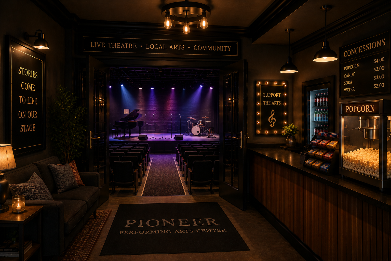 Lobby & Community Gathering Space